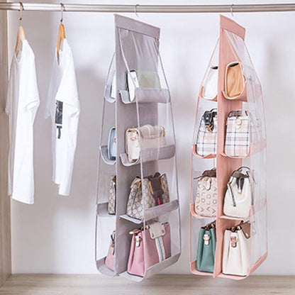 Dustproof, Hanging Handbag Organizer – Foldable and Washable