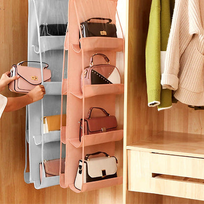 Dustproof, Hanging Handbag Organizer – Foldable and Washable
