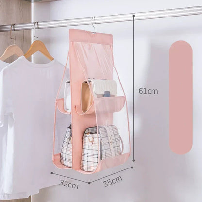 Dustproof, Hanging Handbag Organizer – Foldable and Washable