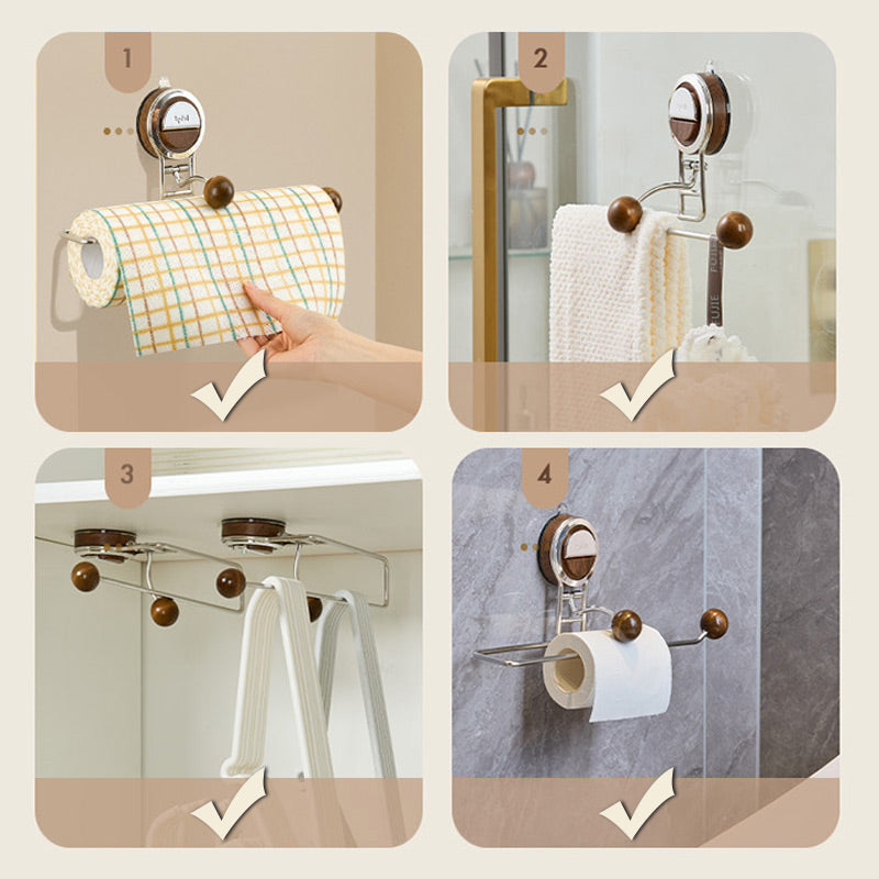 Premium Suction Cup Paper Towel Holder