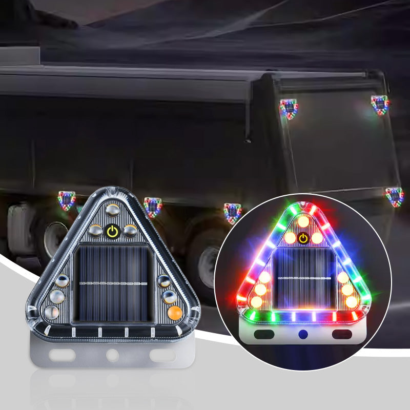 🔥2025 New Arrival🔥 Waterproof Solar-Powered Truck Tail Warning Light