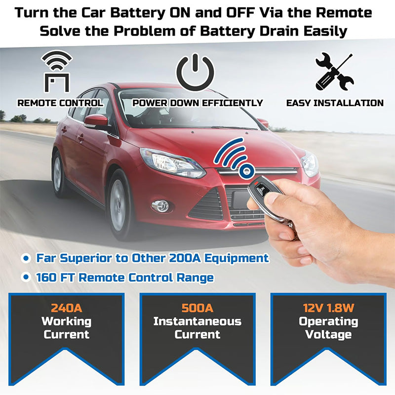 🎁 Hot Sale 50% OFF 🔥Smart Remote Control Car Kill Switch