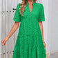 💥Last Day Special Sale 50% OFF💃Women's V-Neck A-Line Cutout Printed Dress