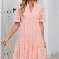 💥Last Day Special Sale 50% OFF💃Women's V-Neck A-Line Cutout Printed Dress