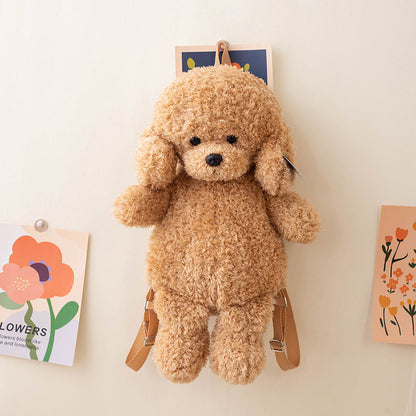 Teddy Puppy Plush Backpack