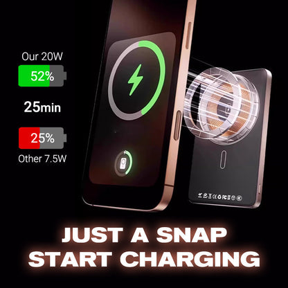 ⏳Limited time 50% discount💥Ultra Thin Magnetic Portable Charger with Stand