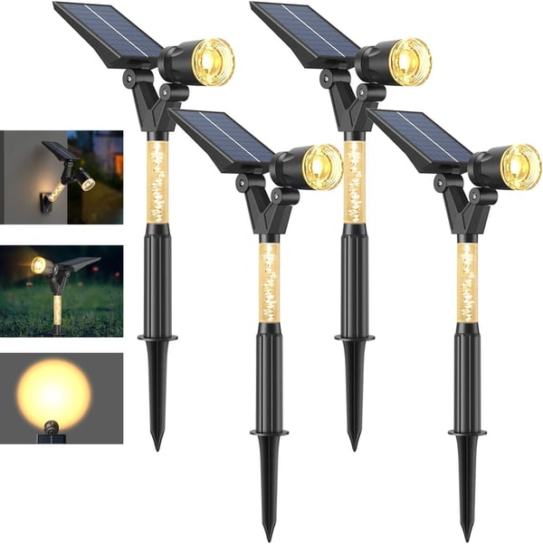 🔥Hot Sale - 49% OFF🔥Solar Garden Spotlight-Wall Mounted & Ground Insert