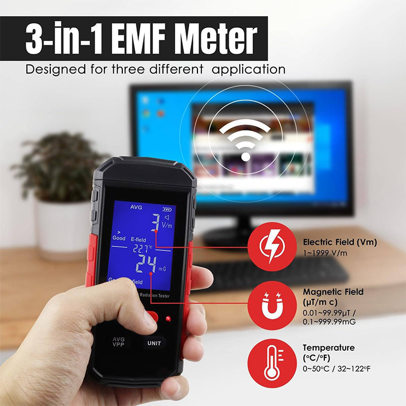 🔥EMF Radiation Meter