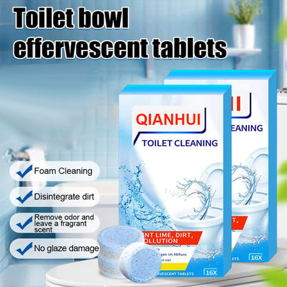 🏆✨Buy 3 Get 2 Free (5 boxes)🔥Lemon Scent Toilet Bowl Cleaner Tablets