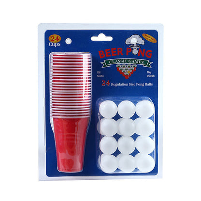 🔥Party Essentials 🔥Beer Pong Game Set 24 PCS