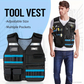 Adjustable Lightweight Construction Work Tool Vest
