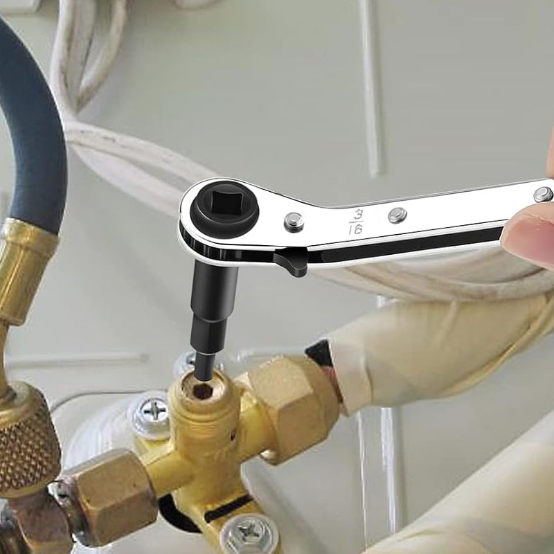 AC Wrench 2-Piece Kit with Hex Bits