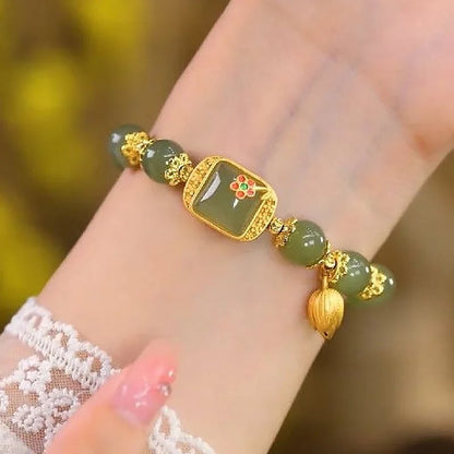 ✨ 2025 Newest Bracelet ✨Hotan Jade Beaded Bracelet