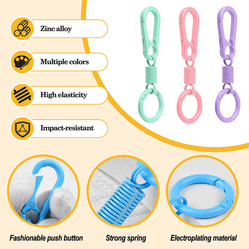 Zinc Alloy Car Carabiner Keychain Clip
