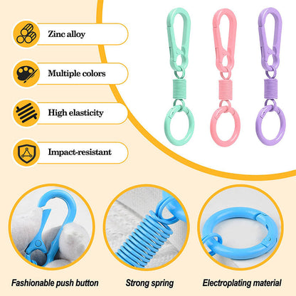 Zinc Alloy Car Carabiner Keychain Clip