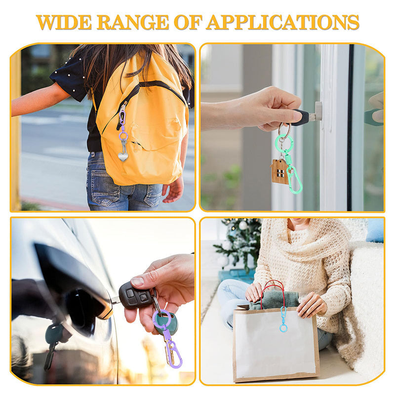 Zinc Alloy Car Carabiner Keychain Clip