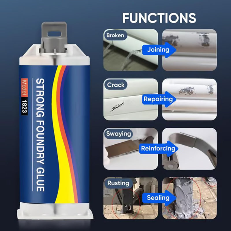 🛠️ BUY 3 GET 2 FREE! ⚡ Heavy-Duty Industrial Adhesive – High-Strength Bond, Heat & Impact Resistant for Multiple Materials 🔥