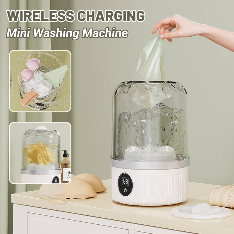 🩷Summer Special Offer🌼Wireless Charging Mini Washing Machine