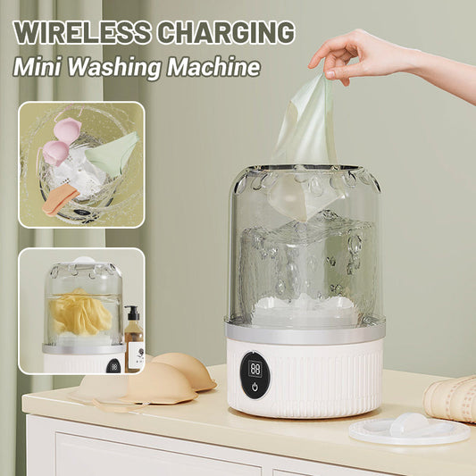 🩷Summer Special Offer🌼Wireless Charging Mini Washing Machine