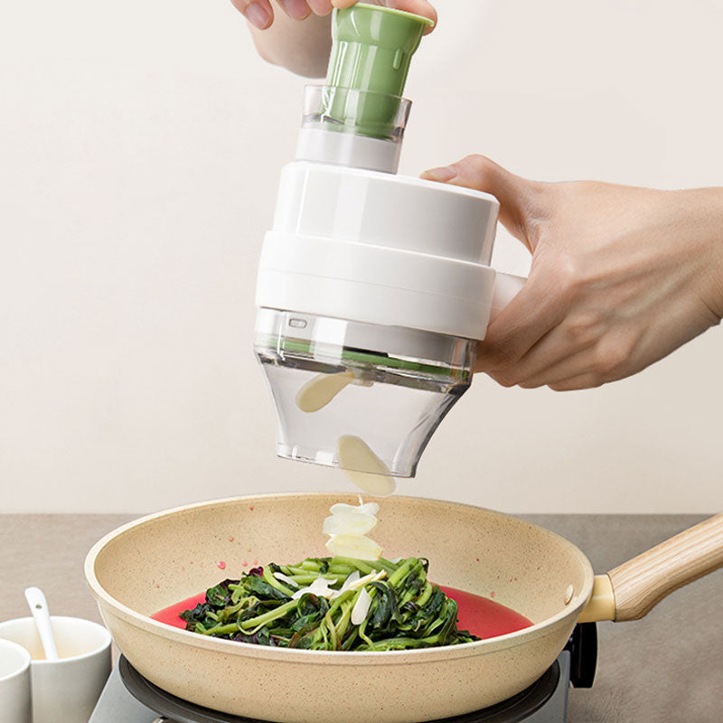 🥔 Limited Time Half Price - Multifunctional Handheld Electric Vegetable Cutter Set