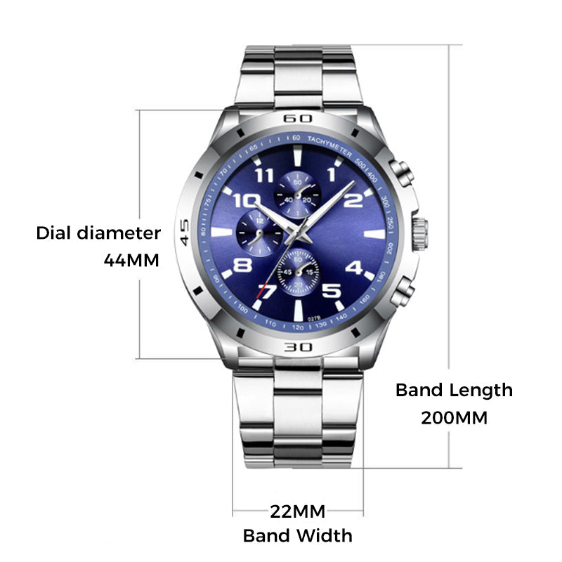 🔥Last Day Sale 50% OFF  Fashion Waterproof Luminous Quartz Watch
