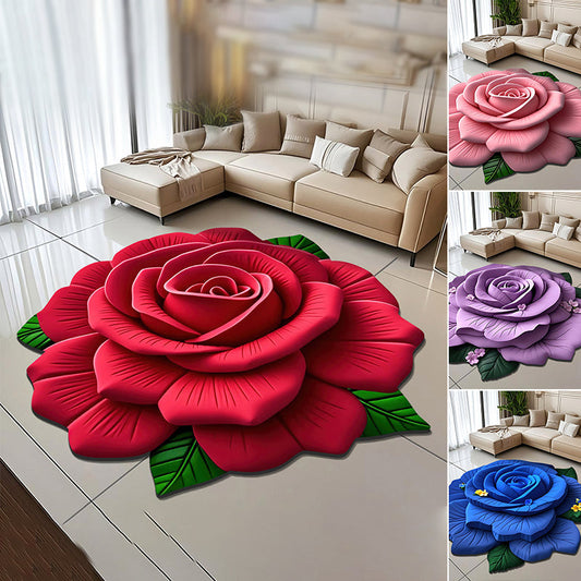 🌸Time-limited Special🌸Floral Plush & Diatomaceous Earth Floor Mat