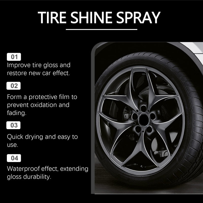 🔥HOT SALE 50% OFF🔥Multipurpose Effective Tire Shine Spray