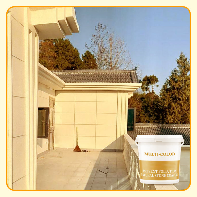 💖2025 Hot Sale💖2kg Waterproof Multi-Color Natural Washed Stone Coating