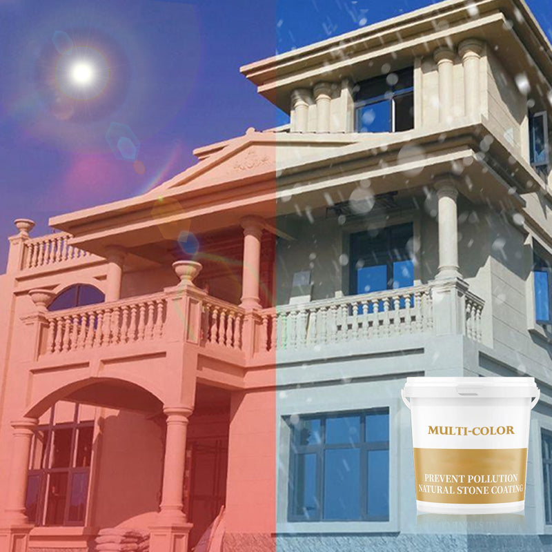 💖2025 Hot Sale💖2kg Waterproof Multi-Color Natural Washed Stone Coating