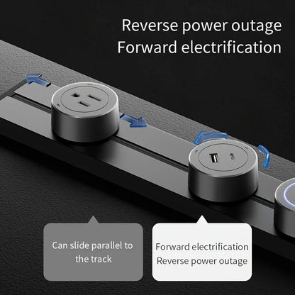 Durable Convenient Power Strip Sockets & Rails
