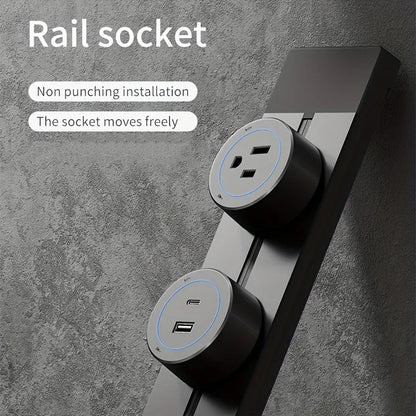 Durable Convenient Power Strip Sockets & Rails