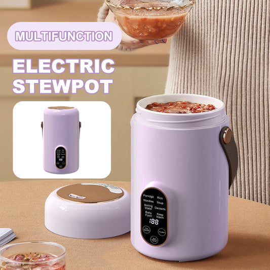 💖Most popular in 2025💖 1L Multifunction Portable Electric Stewpot