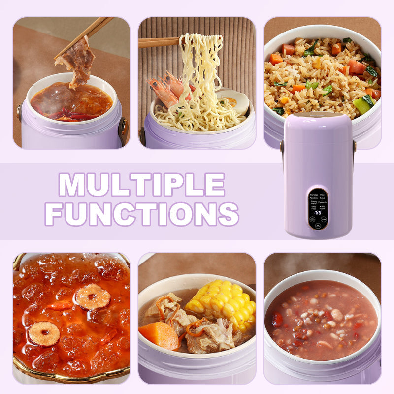 💖Most popular in 2025💖 1L Multifunction Portable Electric Stewpot