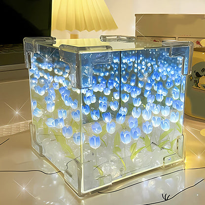 🎅Christmas Specials 50% OFF🎁🎄Magic Cube DIY Tulip Mirror Light