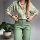 🌸Summer goodies💐Women's Printed Button Shirt & Pants (2-Piece Set)