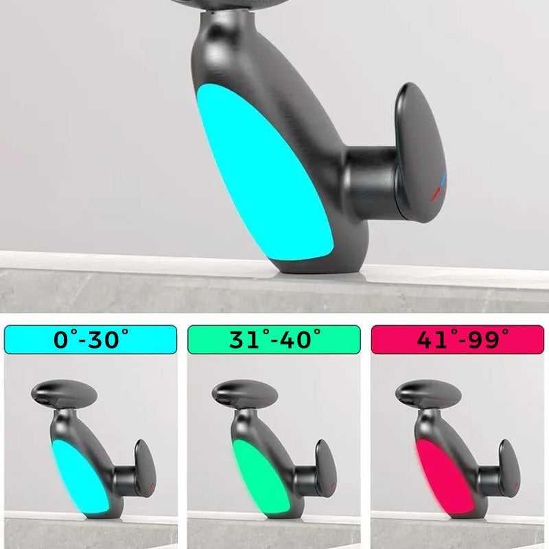 🌊360° Rotating Pull-Out Washbasin Faucet With 4 Water Flow Modes & LED Light