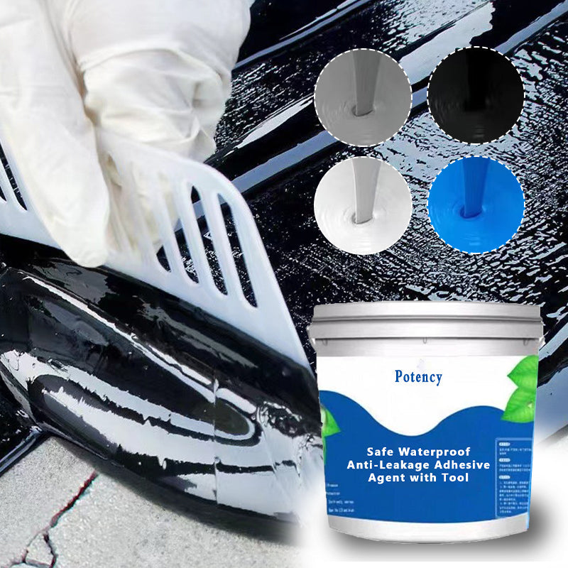 🌊Safe waterproof and leak-proof adhesive (with free gloves and brush)