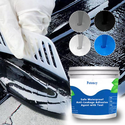 🌊Safe waterproof and leak-proof adhesive (with free gloves and brush)