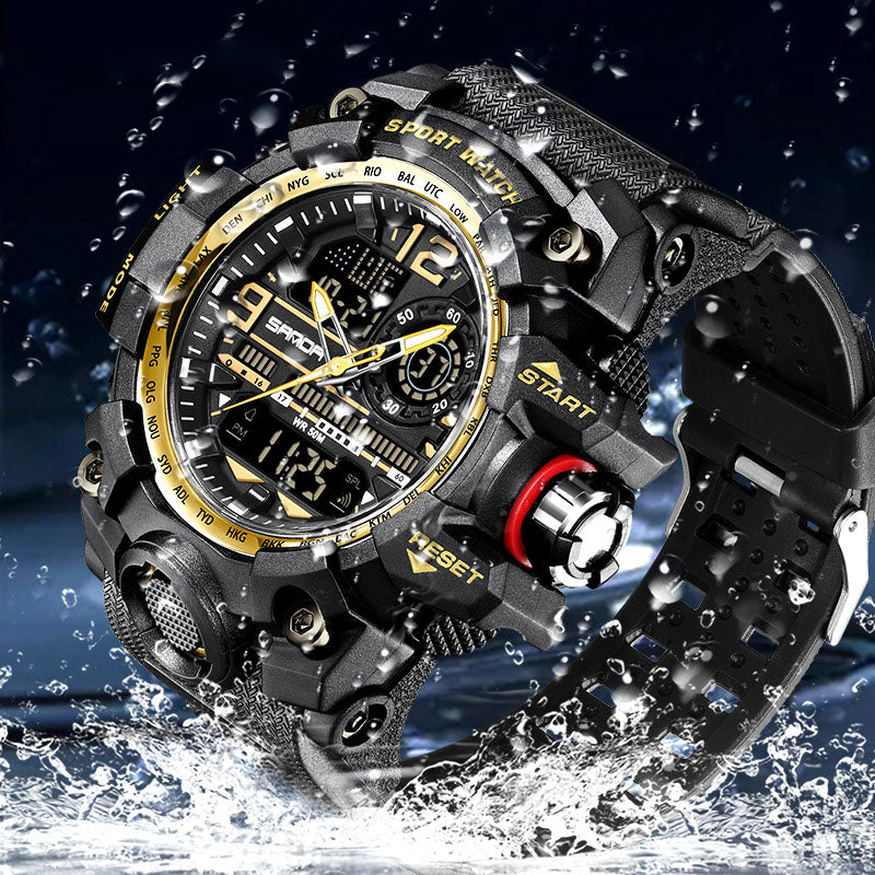 💦100m Waterproof⌚Men's Fashion Multifunctional Waterproof Luminous Watch