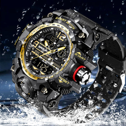 💦100m Waterproof⌚Men's Fashion Multifunctional Waterproof Luminous Watch
