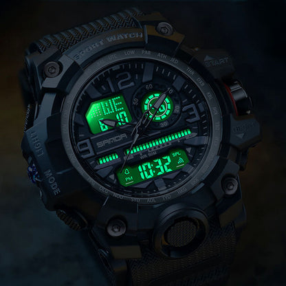 💦100m Waterproof⌚Men's Fashion Multifunctional Waterproof Luminous Watch