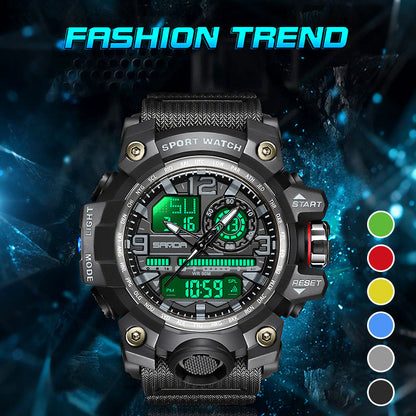 💦100m Waterproof⌚Men's Fashion Multifunctional Waterproof Luminous Watch