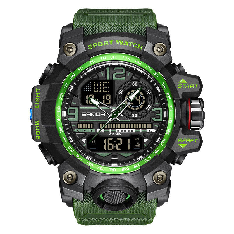 💦100m Waterproof⌚Men's Fashion Multifunctional Waterproof Luminous Watch