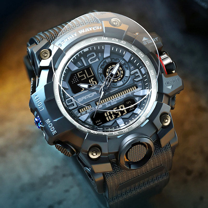 💦100m Waterproof⌚Men's Fashion Multifunctional Waterproof Luminous Watch