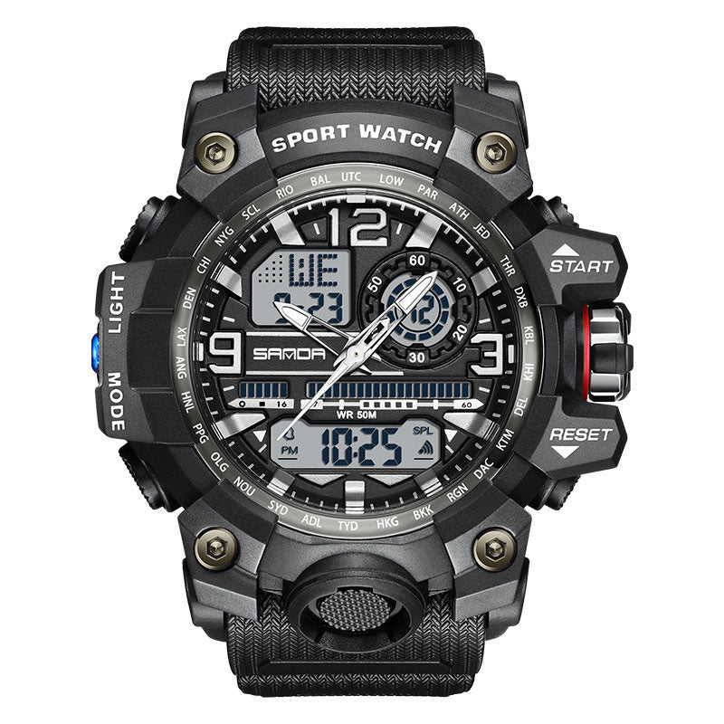 💦100m Waterproof⌚Men's Fashion Multifunctional Waterproof Luminous Watch