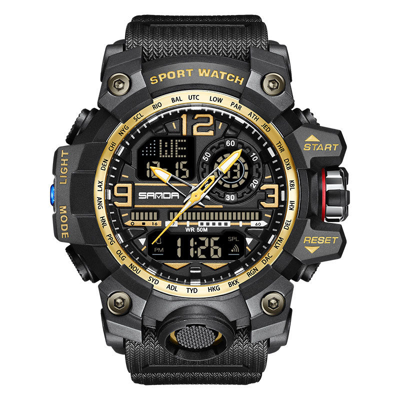 💦100m Waterproof⌚Men's Fashion Multifunctional Waterproof Luminous Watch