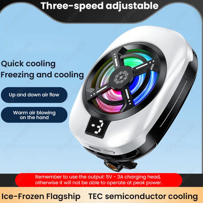 🔥🔥🔥Fast Cooling 3-Speed Adjustable Portable Phone Cooler