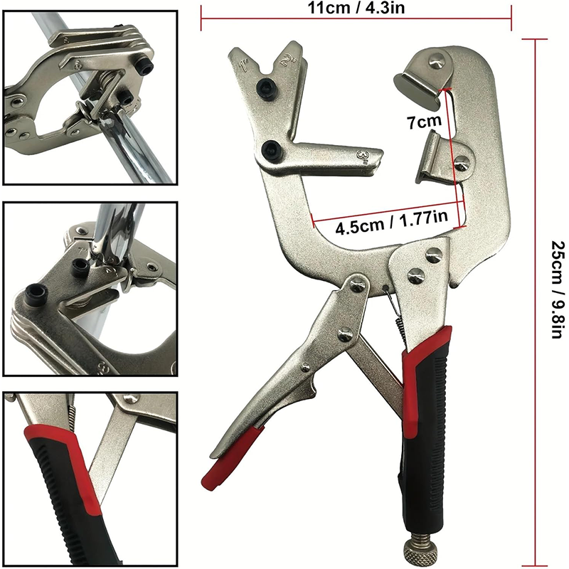 ⌛Heavy-Duty Locking Welding Clamp