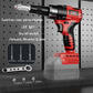 🔥HOT SALE🔥Portable Handheld 21V Brushless Rivet Machine with Aluminum Rivets & Storage Box