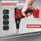 🔥HOT SALE🔥Portable Handheld 21V Brushless Rivet Machine with Aluminum Rivets & Storage Box